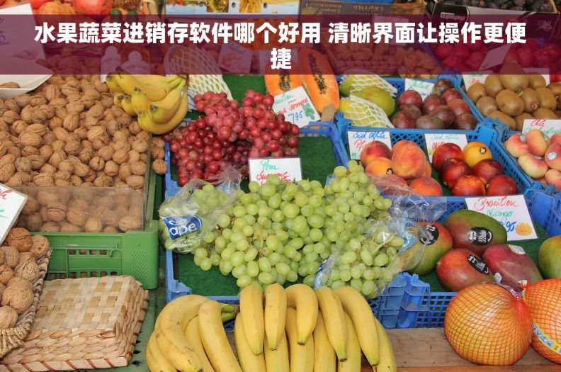 水果蔬菜进销存软件哪个好用 清晰界面让操作更便捷