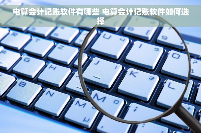 电算会计记账软件有哪些 电算会计记账软件如何选择