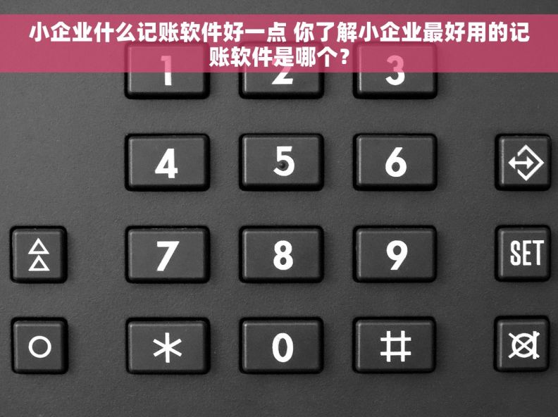 小企业什么记账软件好一点 你了解小企业最好用的记账软件是哪个？