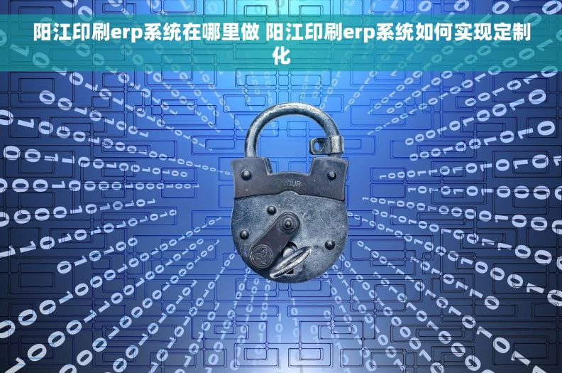 阳江印刷erp系统在哪里做 阳江印刷erp系统如何实现定制化
