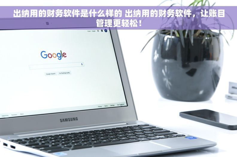 出纳用的财务软件是什么样的 出纳用的财务软件，让账目管理更轻松！
