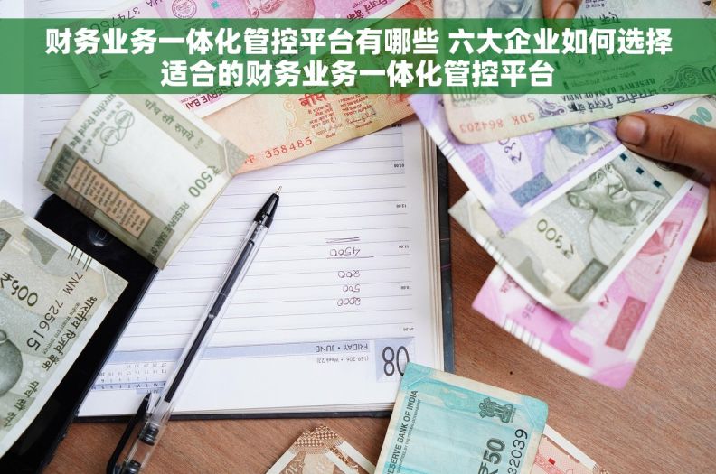 财务业务一体化管控平台有哪些 六大企业如何选择适合的财务业务一体化管控平台