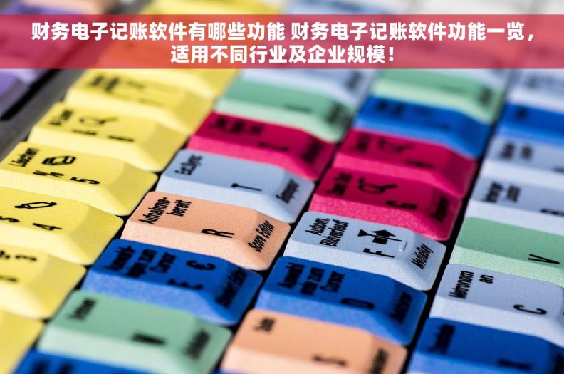 财务电子记账软件有哪些功能 财务电子记账软件功能一览，适用不同行业及企业规模！