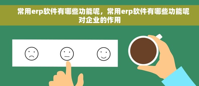     常用erp软件有哪些功能呢，常用erp软件有哪些功能呢对企业的作用