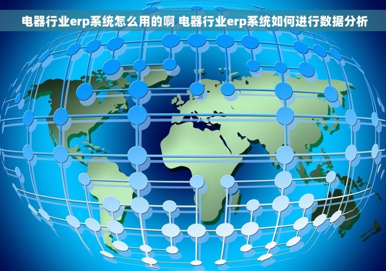  电器行业erp系统怎么用的啊 电器行业erp系统如何进行数据分析