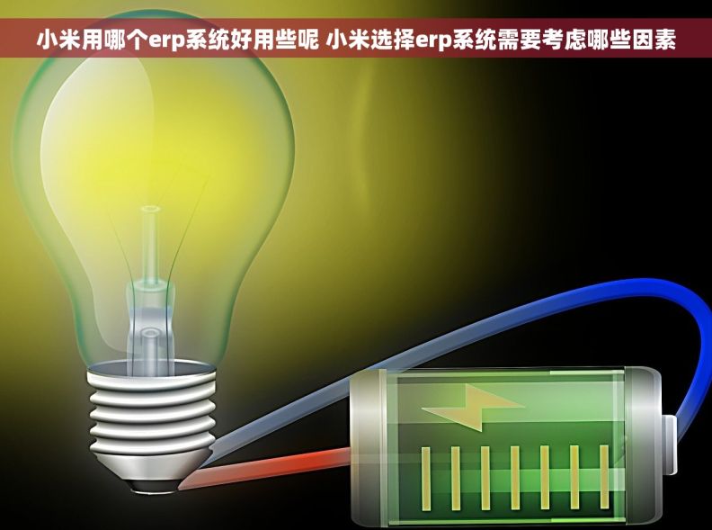 小米用哪个erp系统好用些呢 小米选择erp系统需要考虑哪些因素