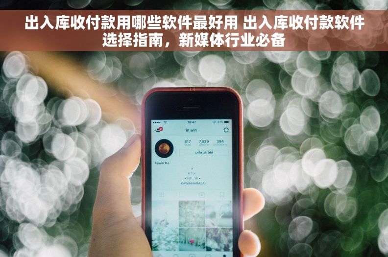出入库收付款用哪些软件最好用 出入库收付款软件选择指南，新媒体行业必备