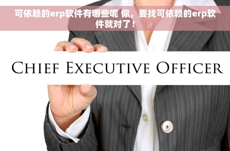 可依赖的erp软件有哪些呢 你，要找可依赖的erp软件就对了！