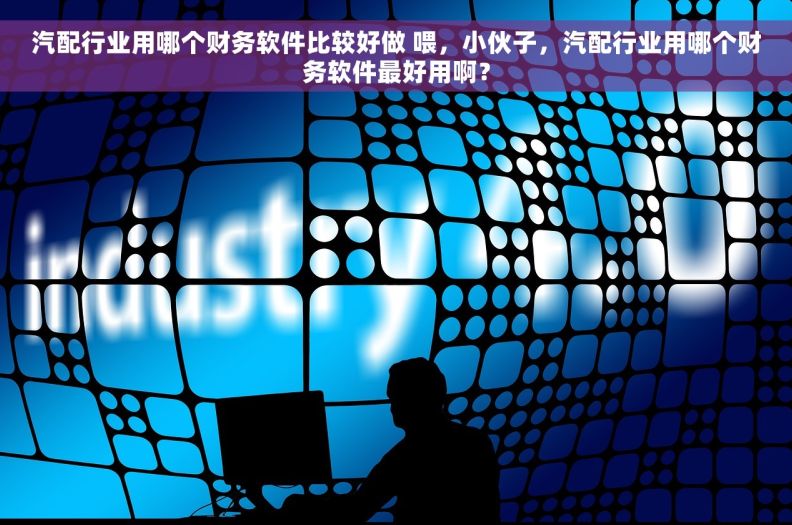 汽配行业用哪个财务软件比较好做 喂，小伙子，汽配行业用哪个财务软件最好用啊？