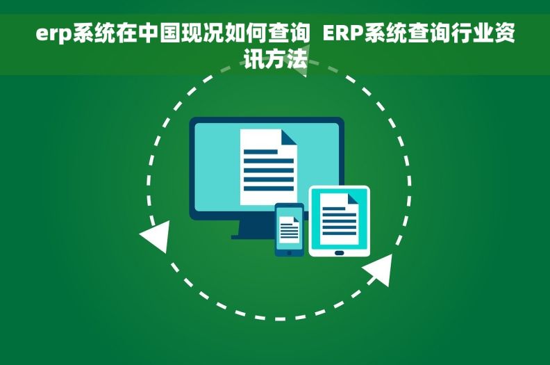 erp系统在中国现况如何查询  ERP系统查询行业资讯方法