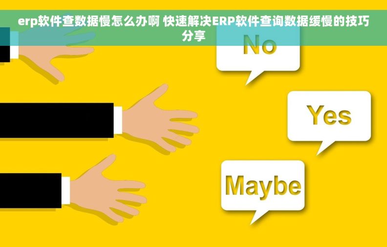 erp软件查数据慢怎么办啊 快速解决ERP软件查询数据缓慢的技巧分享