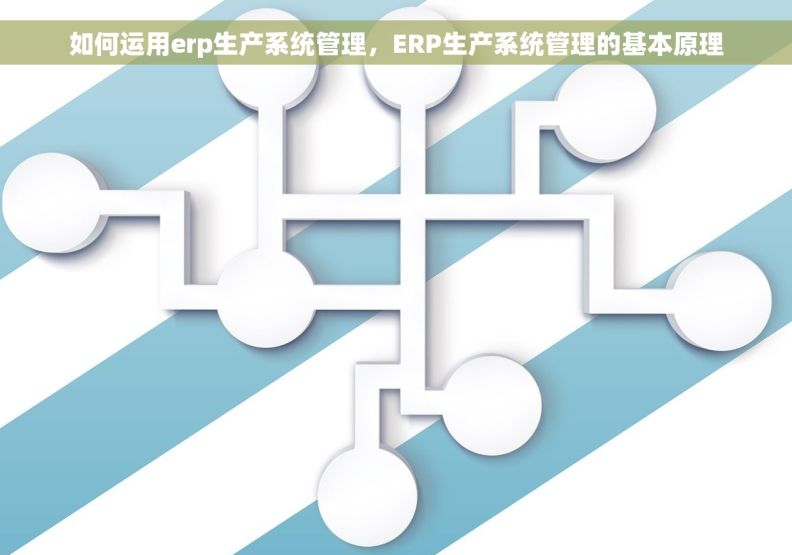 如何运用erp生产系统管理，ERP生产系统管理的基本原理