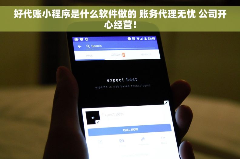 好代账小程序是什么软件做的 账务代理无忧 公司开心经营！