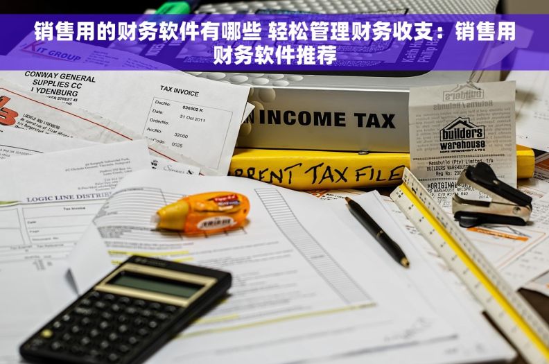 销售用的财务软件有哪些 轻松管理财务收支：销售用财务软件推荐