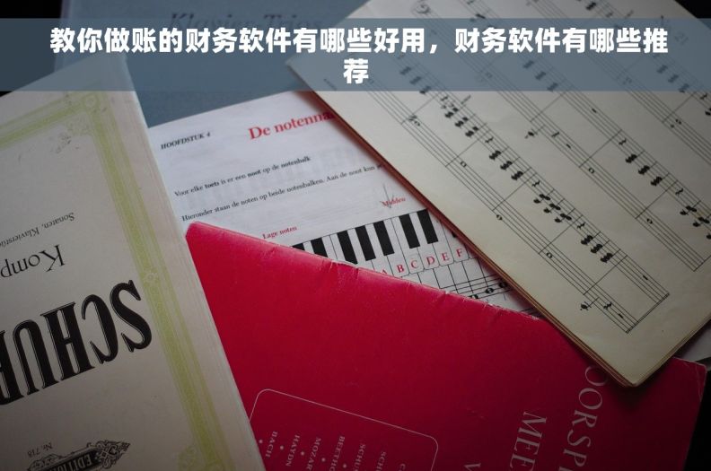  教你做账的财务软件有哪些好用，财务软件有哪些推荐