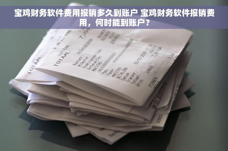 宝鸡财务软件费用报销多久到账户 宝鸡财务软件报销费用，何时能到账户？
