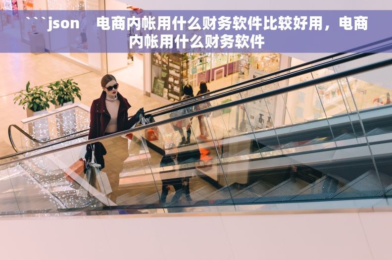 ```json    电商内帐用什么财务软件比较好用，电商内帐用什么财务软件
