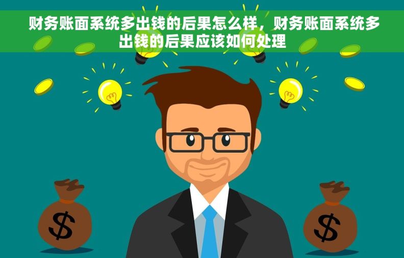  财务账面系统多出钱的后果怎么样，财务账面系统多出钱的后果应该如何处理