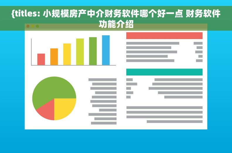 {titles: 小规模房产中介财务软件哪个好一点 财务软件功能介绍