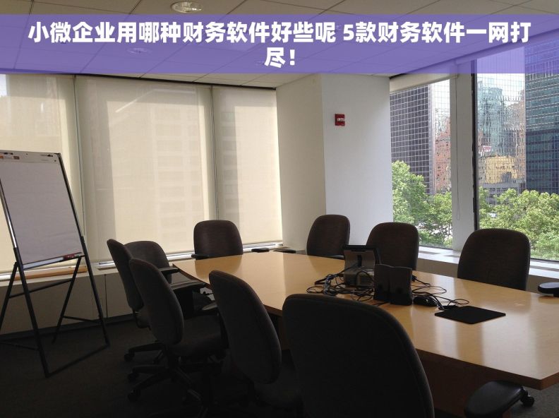 小微企业用哪种财务软件好些呢 5款财务软件一网打尽！