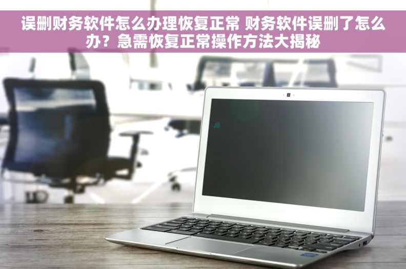 误删财务软件怎么办理恢复正常 财务软件误删了怎么办？急需恢复正常操作方法大揭秘