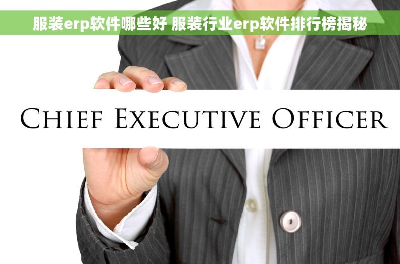 服装erp软件哪些好 服装行业erp软件排行榜揭秘