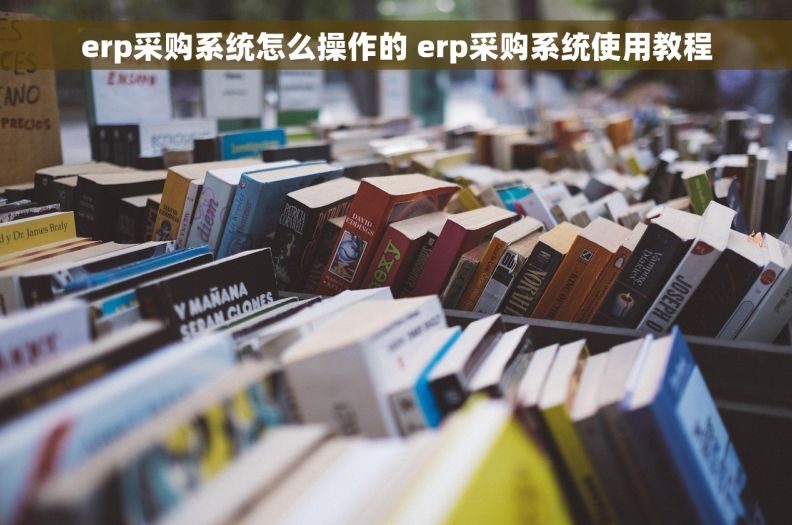 erp采购系统怎么操作的 erp采购系统使用教程