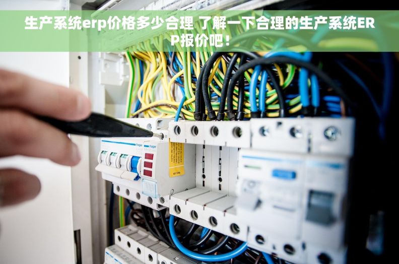 生产系统erp价格多少合理 了解一下合理的生产系统ERP报价吧！