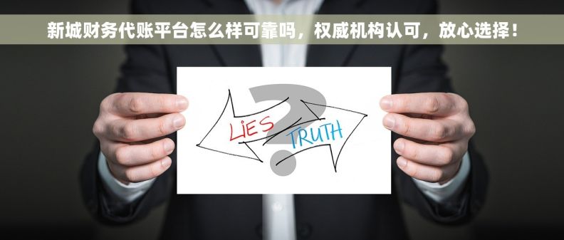 新城财务代账平台怎么样可靠吗，权威机构认可，放心选择！