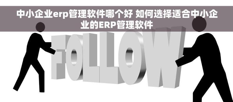 中小企业erp管理软件哪个好 如何选择适合中小企业的ERP管理软件