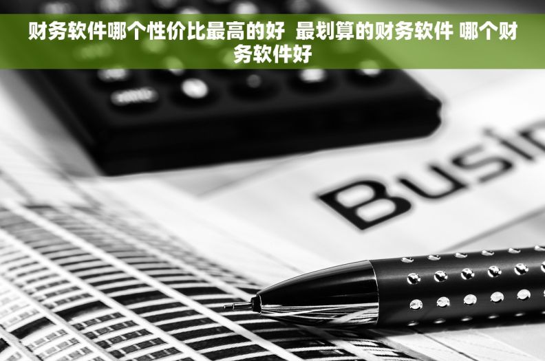 财务软件哪个性价比最高的好  最划算的财务软件 哪个财务软件好