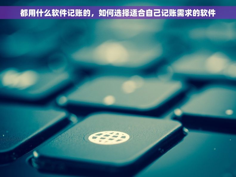 都用什么软件记账的，如何选择适合自己记账需求的软件