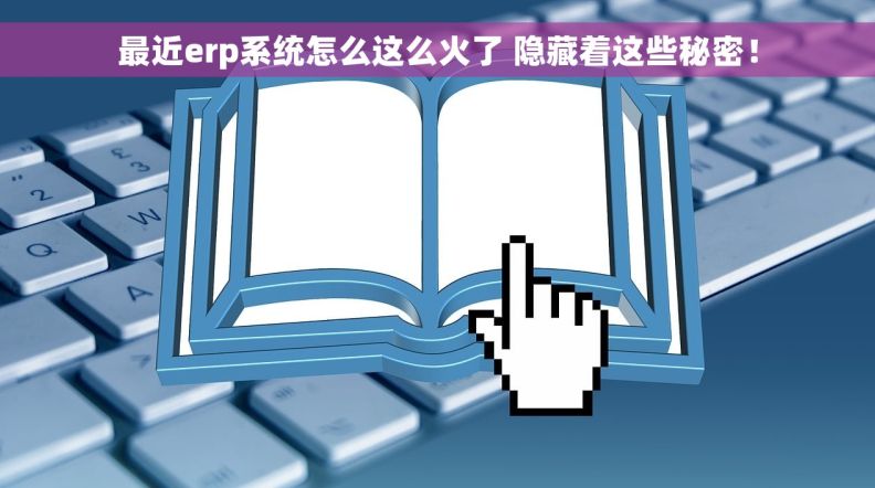 最近erp系统怎么这么火了 隐藏着这些秘密！
