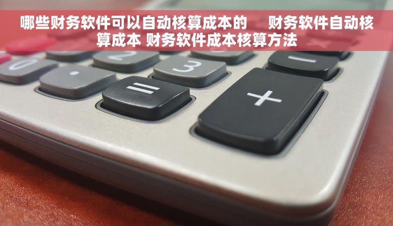 哪些财务软件可以自动核算成本的     财务软件自动核算成本 财务软件成本核算方法