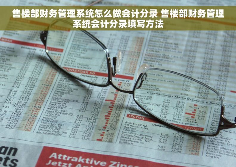 售楼部财务管理系统怎么做会计分录 售楼部财务管理系统会计分录填写方法