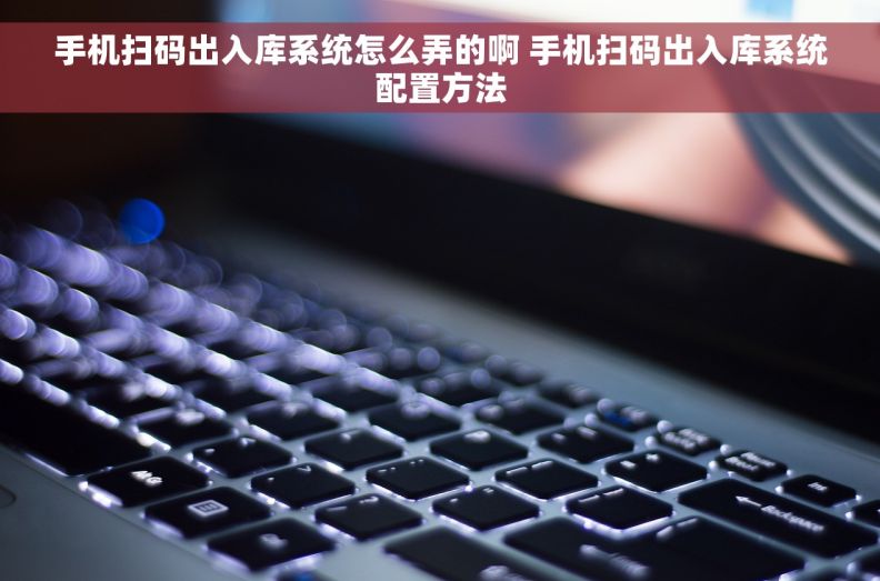 手机扫码出入库系统怎么弄的啊 手机扫码出入库系统配置方法