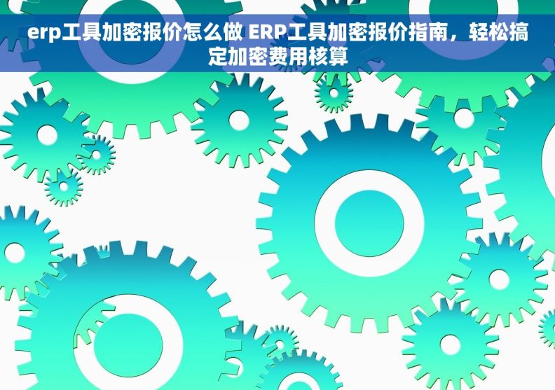 erp工具加密报价怎么做 ERP工具加密报价指南，轻松搞定加密费用核算