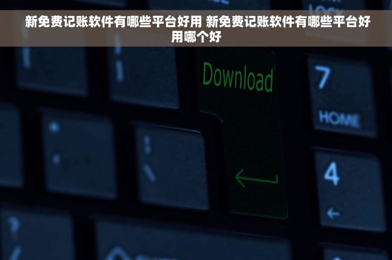  新免费记账软件有哪些平台好用 新免费记账软件有哪些平台好用哪个好