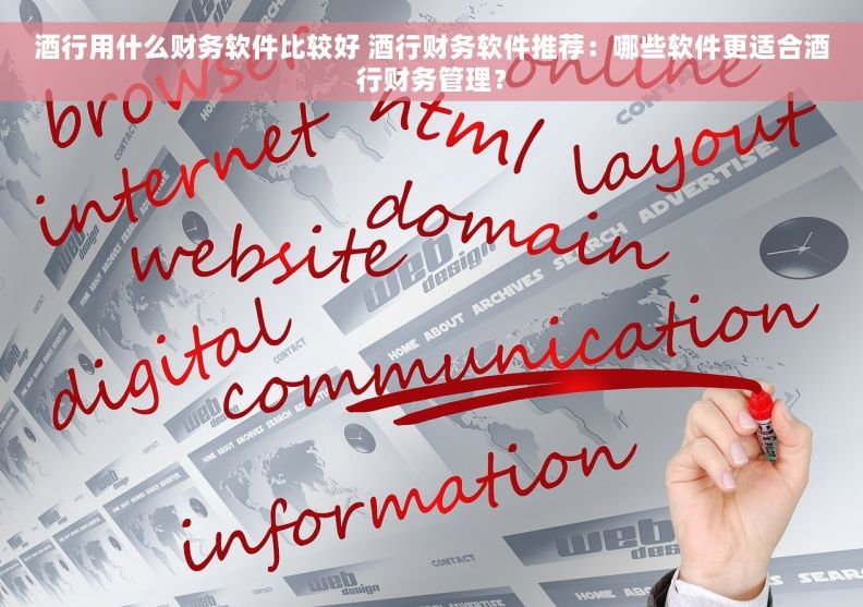 酒行用什么财务软件比较好 酒行财务软件推荐：哪些软件更适合酒行财务管理？