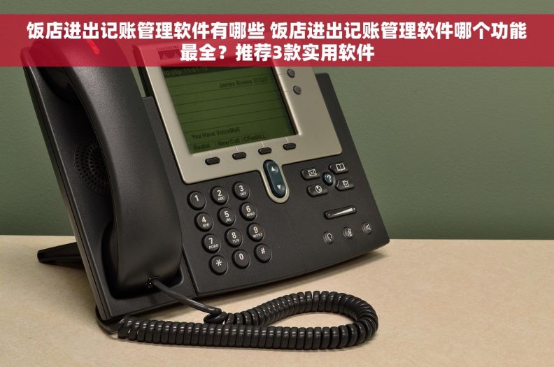 饭店进出记账管理软件有哪些 饭店进出记账管理软件哪个功能最全？推荐3款实用软件
