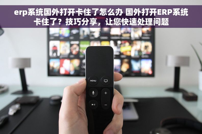 erp系统国外打开卡住了怎么办 国外打开ERP系统卡住了？技巧分享，让您快速处理问题
