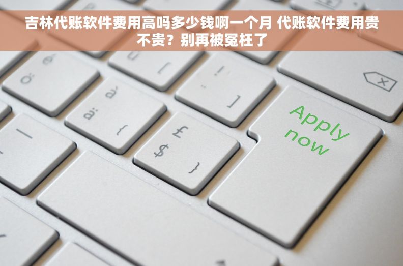 吉林代账软件费用高吗多少钱啊一个月 代账软件费用贵不贵？别再被冤枉了