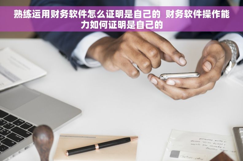 熟练运用财务软件怎么证明是自己的  财务软件操作能力如何证明是自己的