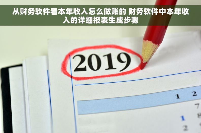 从财务软件看本年收入怎么做账的 财务软件中本年收入的详细报表生成步骤