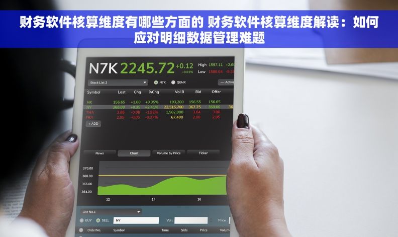 财务软件核算维度有哪些方面的 财务软件核算维度解读：如何应对明细数据管理难题