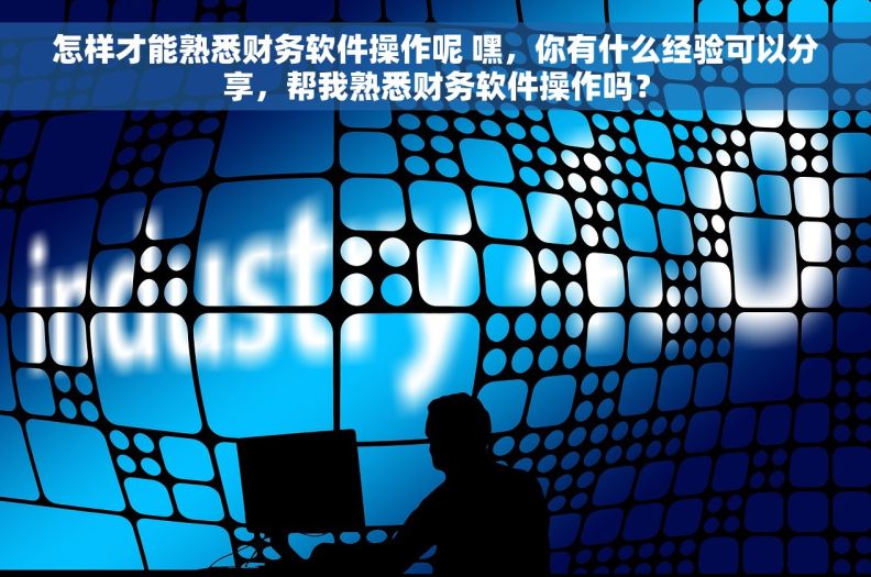 怎样才能熟悉财务软件操作呢 嘿，你有什么经验可以分享，帮我熟悉财务软件操作吗？