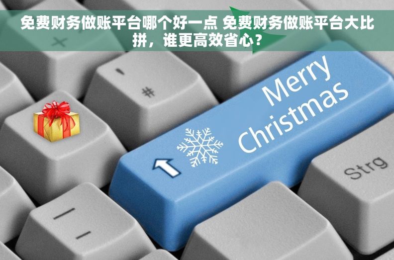 免费财务做账平台哪个好一点 免费财务做账平台大比拼，谁更高效省心？