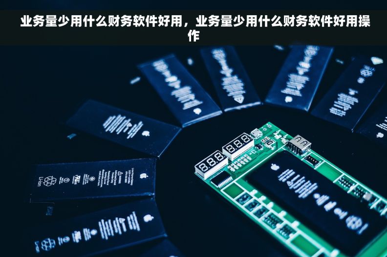  业务量少用什么财务软件好用，业务量少用什么财务软件好用操作