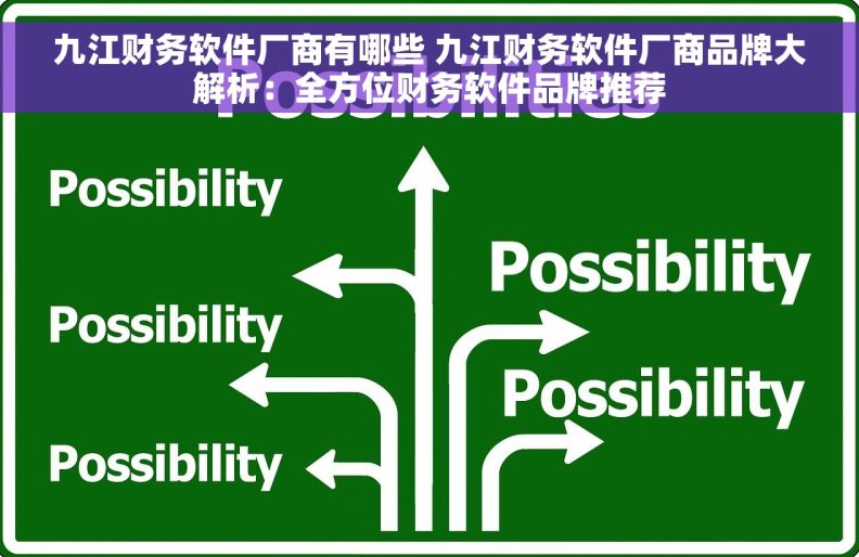 九江财务软件厂商有哪些 九江财务软件厂商品牌大解析：全方位财务软件品牌推荐