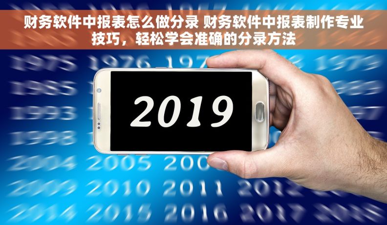 财务软件中报表怎么做分录 财务软件中报表制作专业技巧，轻松学会准确的分录方法